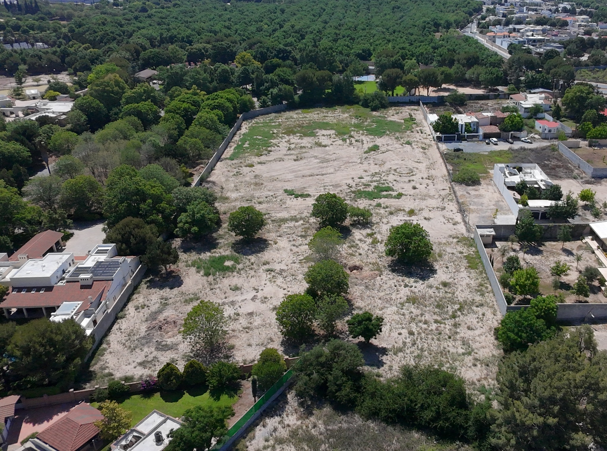 Vista aérea actual del predio de Solvay